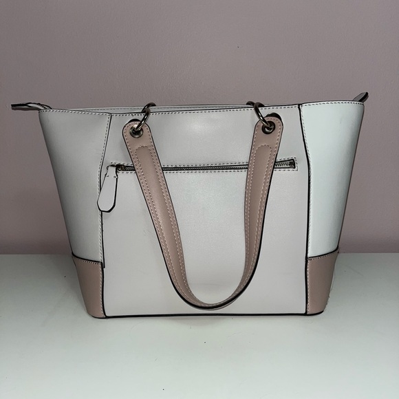 Pink and White GUESS Tote Bag - Picture 2 of 4
